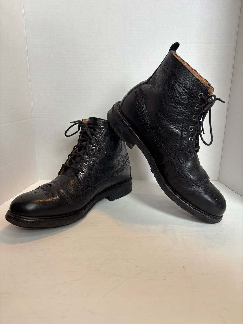 Polo Ralph Lauren Men's Nickson Wingtip Boots size 9D